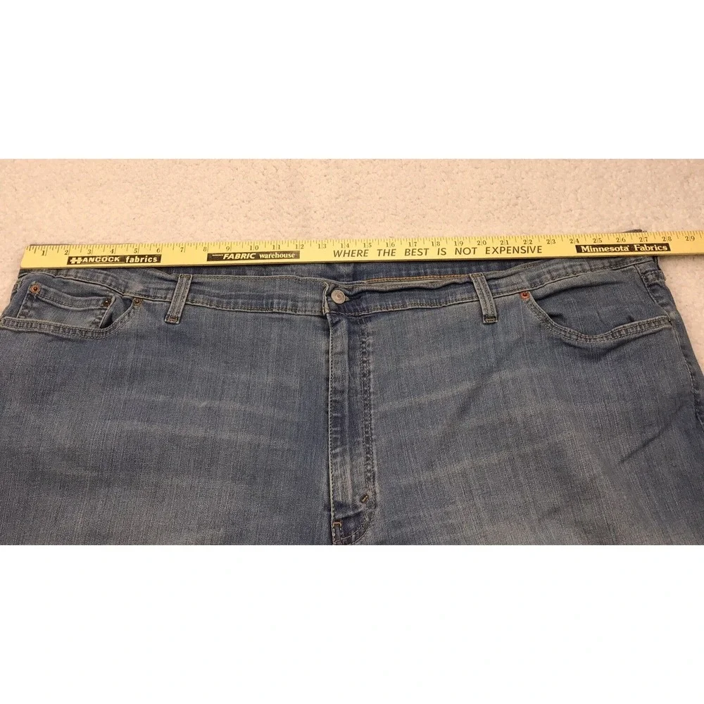 Levis 541 Jeans Men 56x30 (FIT 54x28) BIG TALL Athletic Taper Stretch Light Blue